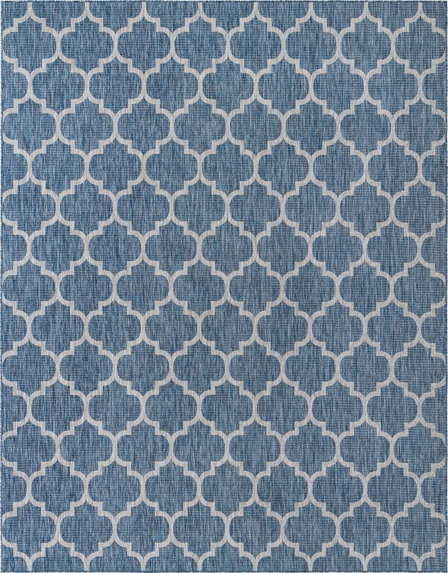 10' x 14'  Washable Trellis Indoor / Outdoor Rug