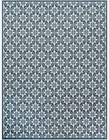 9' x 12' Easy-Clean Trellis Indoor / Outdoor Rug
