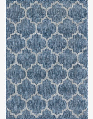 4' x 6' Easy-Clean Trellis Indoor / Outdoor Rug