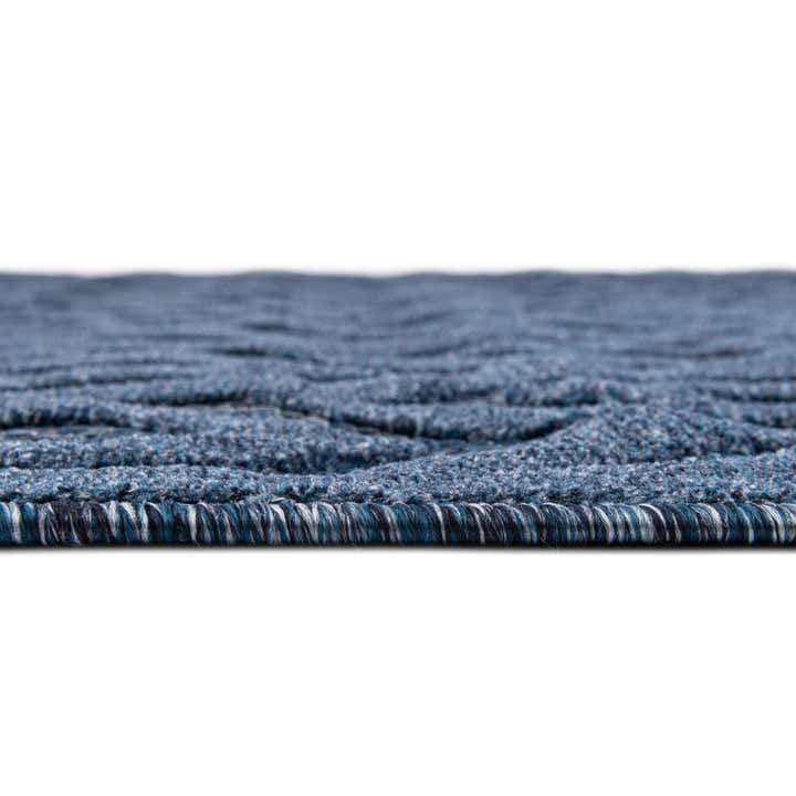 9' x 12' Easy-Clean Trellis Textured Indoor / Outdoor Rug
