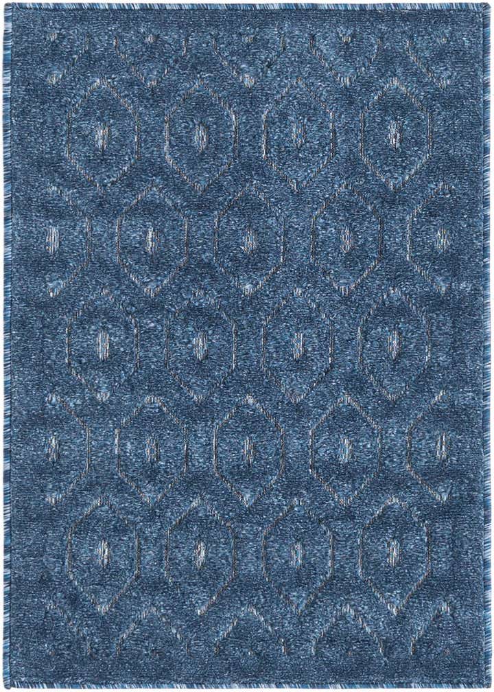 2' x 3' Easy-Clean Trellis Textured Indoor / Outdoor Rug