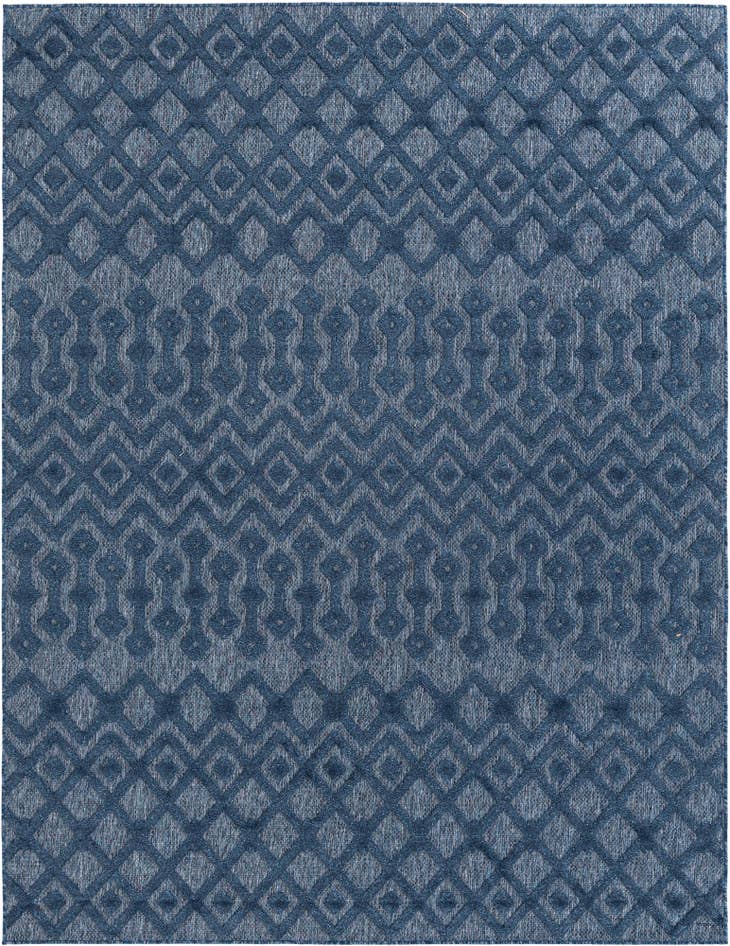 Detail image of 7' 10 x 10' Easy-Clean Trellis Textured Indoor / Outdoor Rug