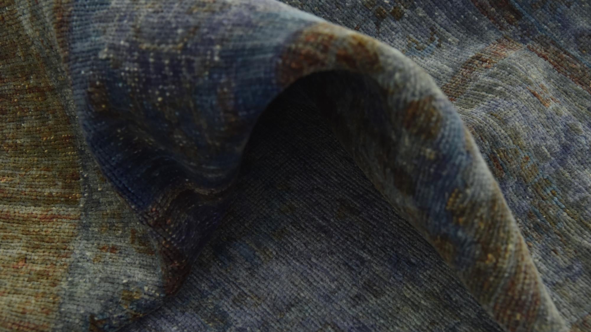 5' 6 x 8' 4 Hand Knotted Over-Dyed Ziegler Rug