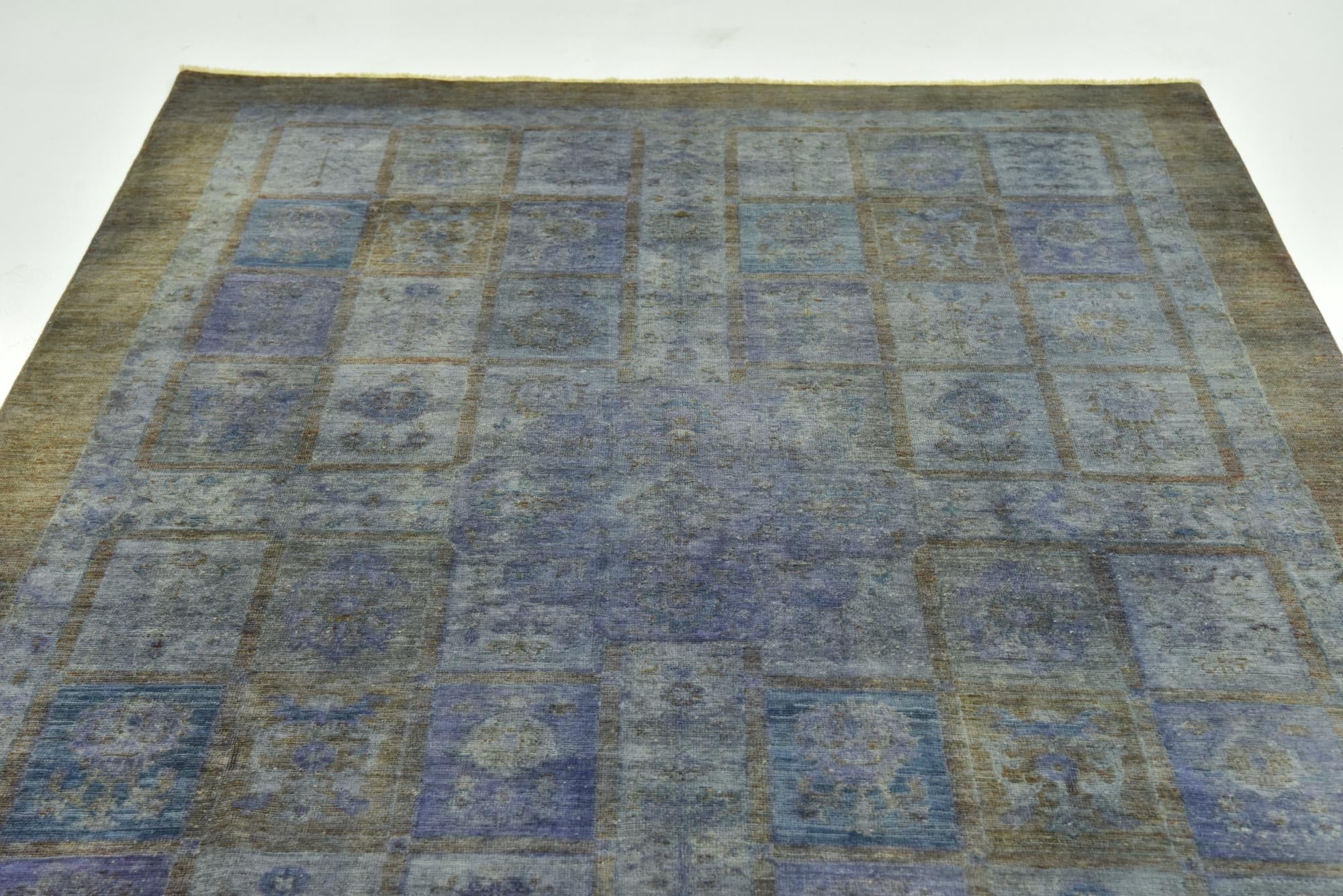 5' 6 x 8' 4 Hand Knotted Over-Dyed Ziegler Rug