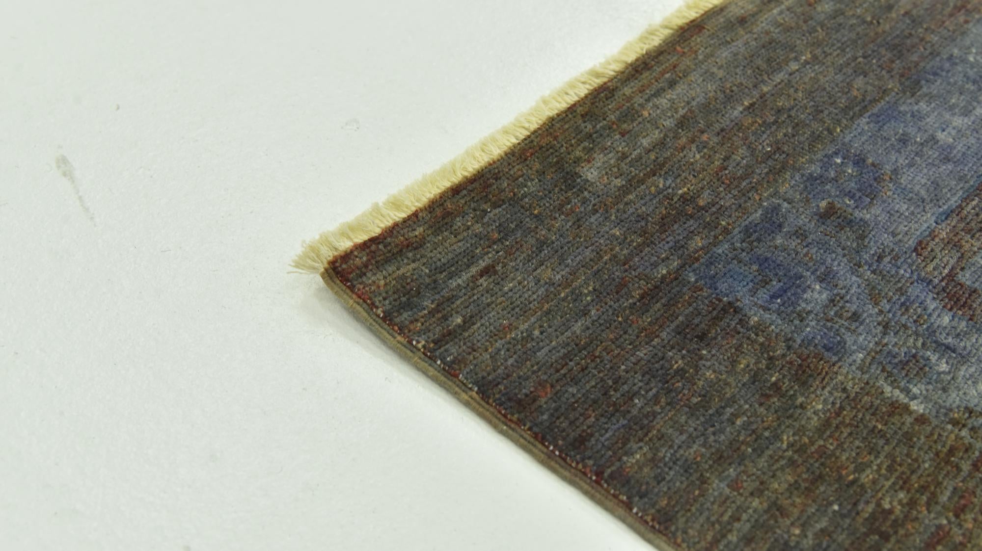 5' 6 x 8' 4 Hand Knotted Over-Dyed Ziegler Rug
