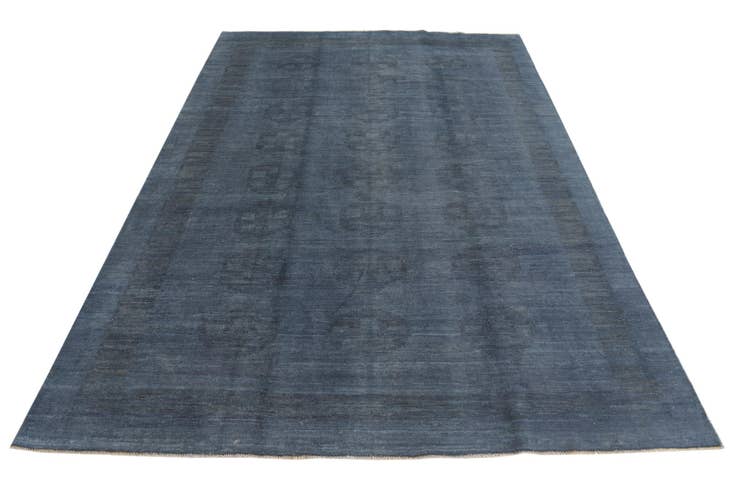 Detail image of 6' 6 x 9' 7 Hand Knotted Over-Dyed Ziegler Rug