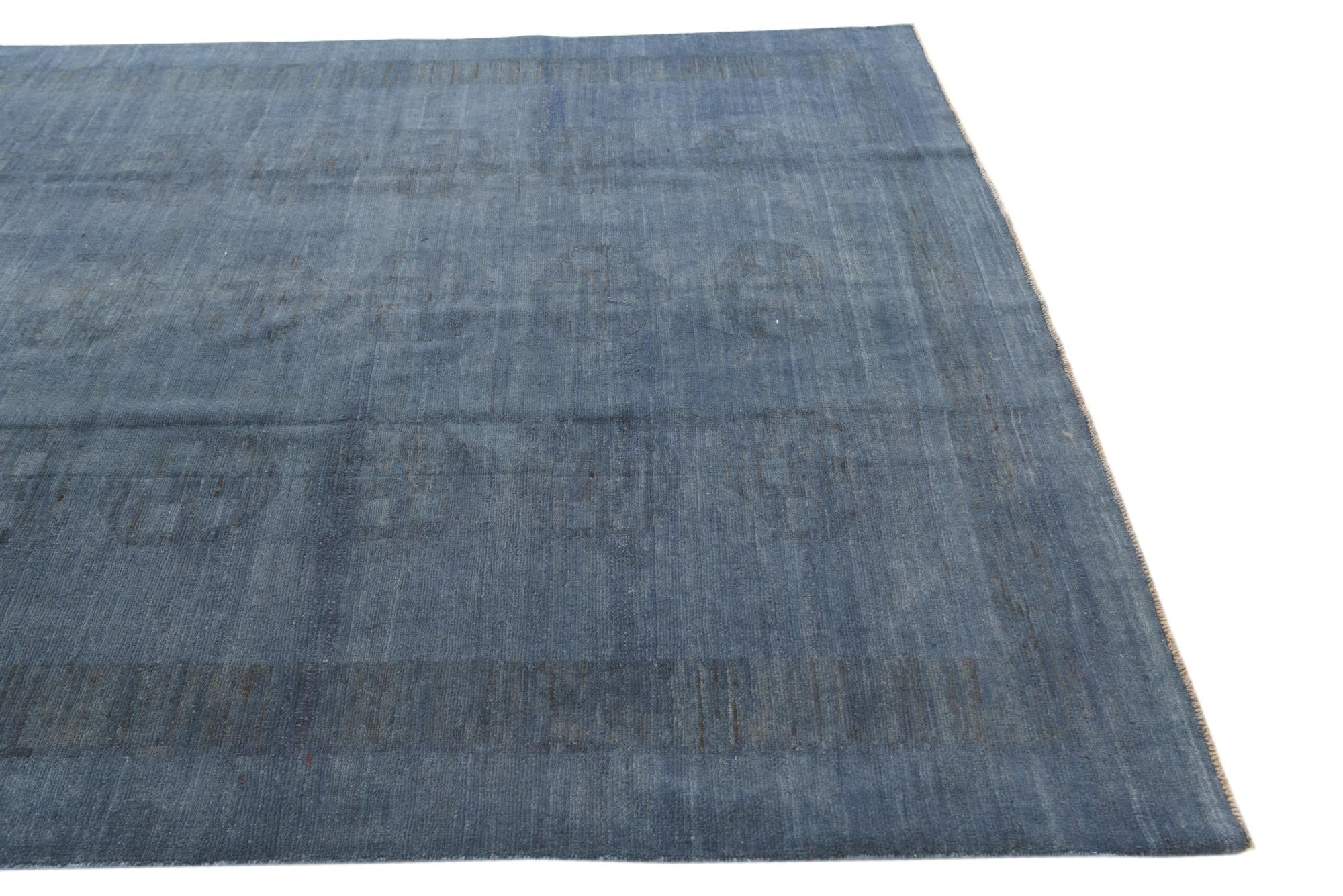 6' 6 x 9' 7 Hand Knotted Over-Dyed Ziegler Rug