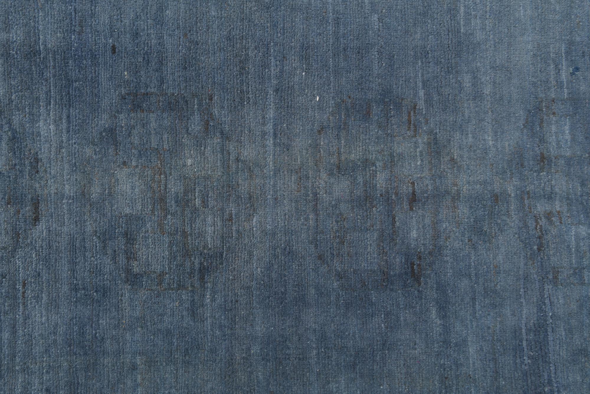 6' 6 x 9' 7 Hand Knotted Over-Dyed Ziegler Rug