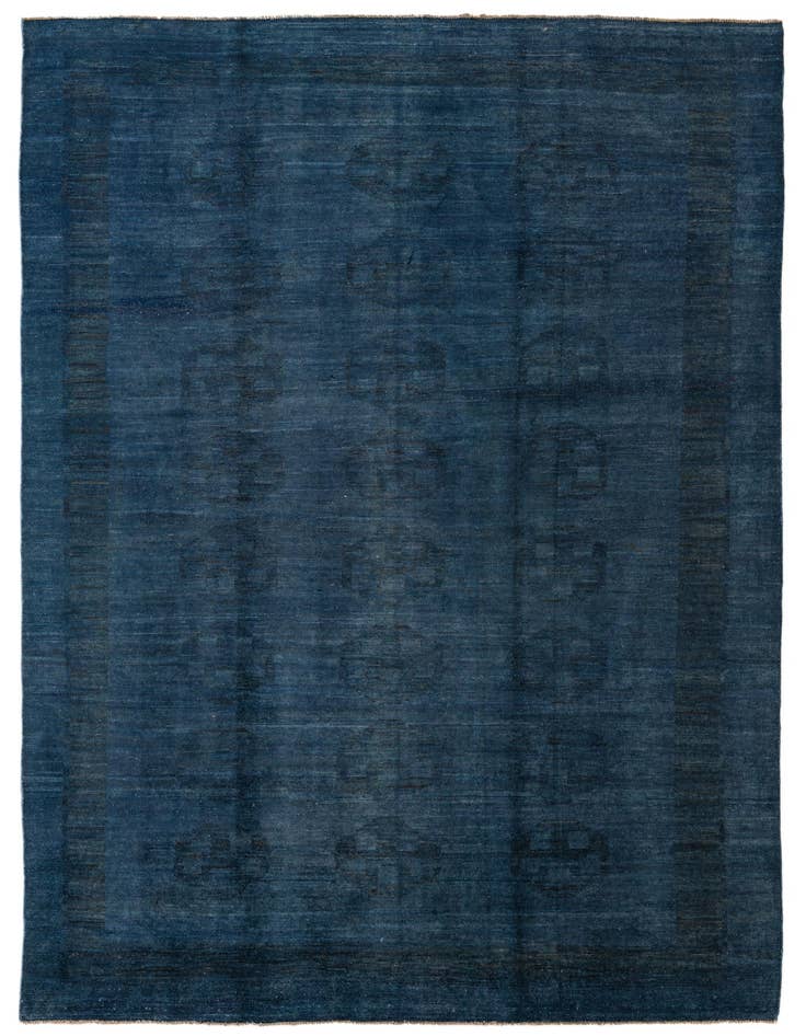 Detail image of 6' 6 x 9' 7 Hand Knotted Over-Dyed Ziegler Rug