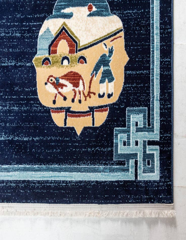 Detail image of 5' x 8' Pao Tou Rug