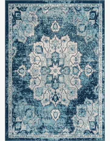 Navy Blue Parker Rug