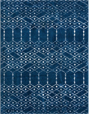 Navy Blue Paxon Trellis Rug