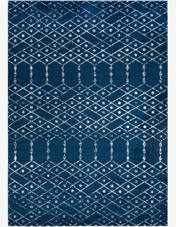 Navy Blue Paxon Trellis Rug