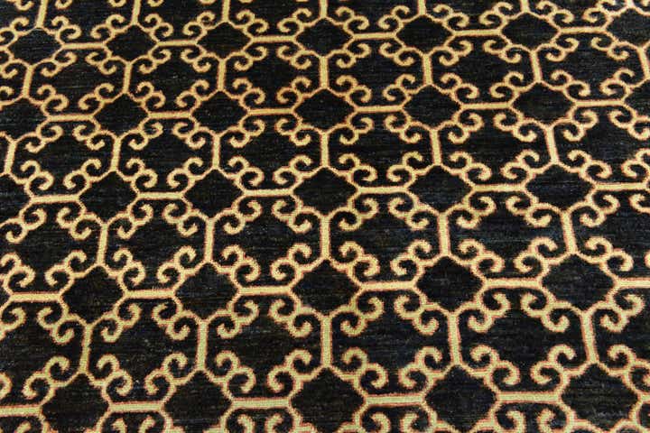6' 6 x 9' 3 Hand Knotted Peshawar Ziegler Rug