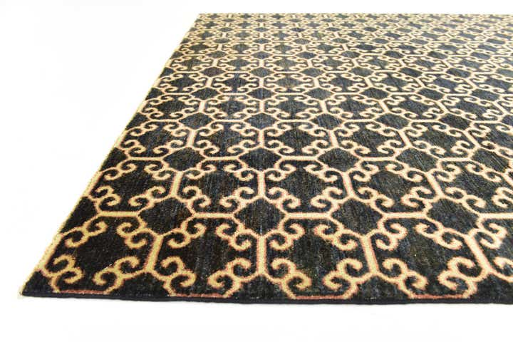 6' 6 x 9' 3 Hand Knotted Peshawar Ziegler Rug