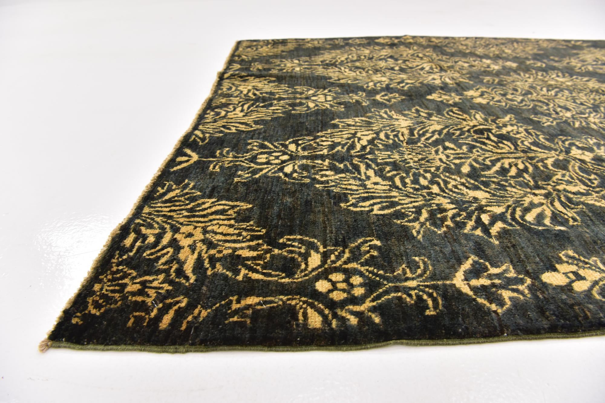 4' 10 x 6' 3 Hand Knotted Peshawar Ziegler Oriental Rug