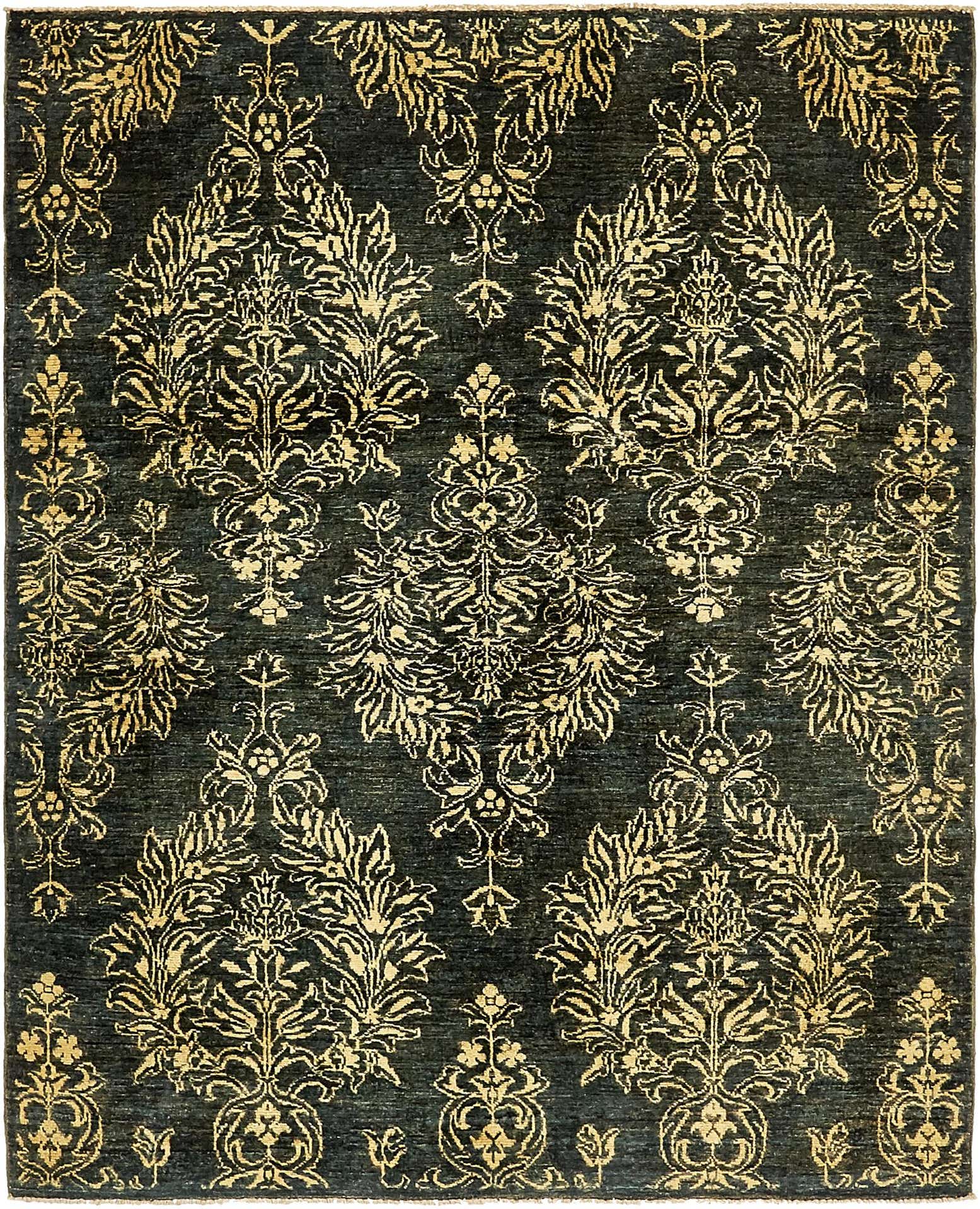 4' 10 x 6' 3 Hand Knotted Peshawar Ziegler Oriental Rug