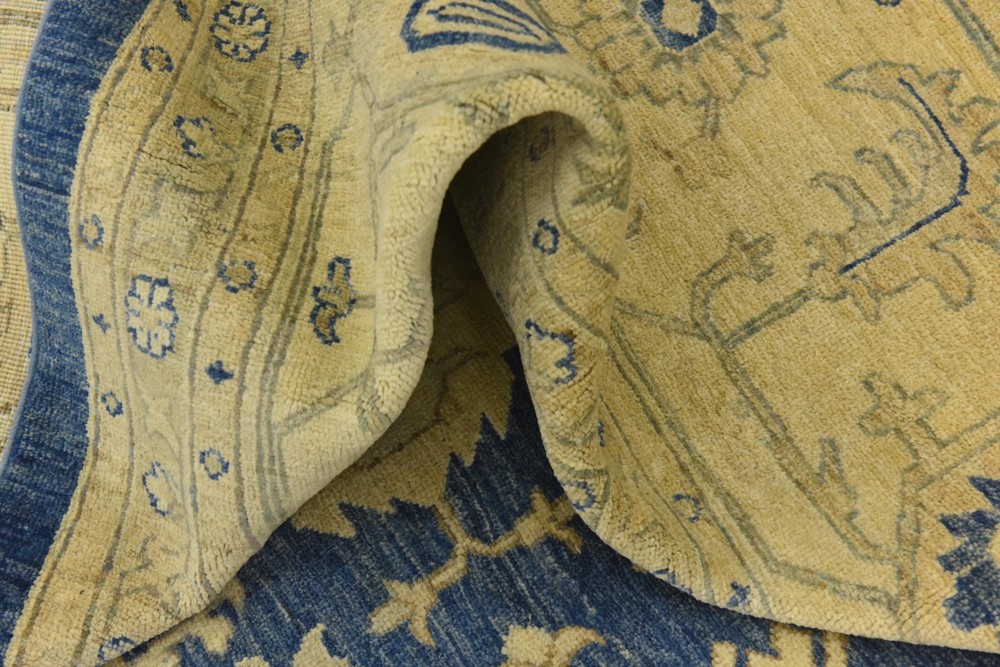 9' 9 x 13' 6 Hand Knotted Peshawar Ziegler Rug