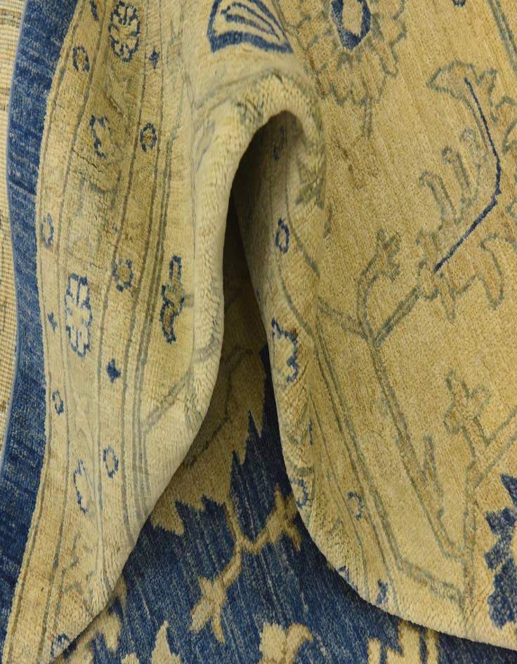 Detail image of 9' 9 x 13' 6  Hand Knotted Peshawar Ziegler Rug