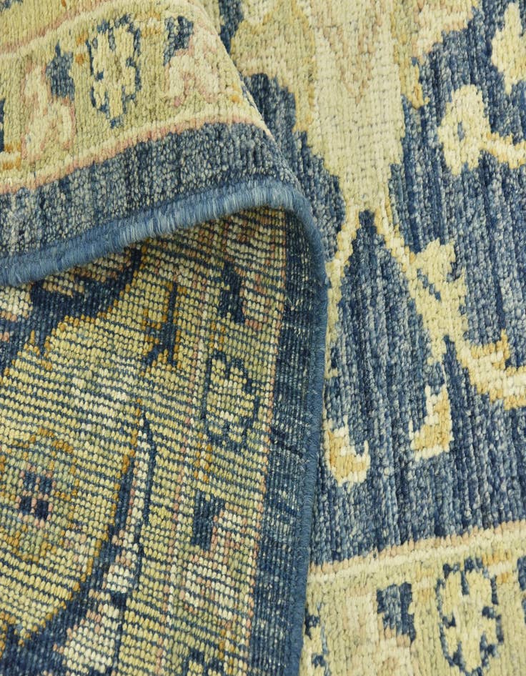 Detail image of 9' 5 x 12' 1  Hand Knotted Peshawar Ziegler Wool Rug