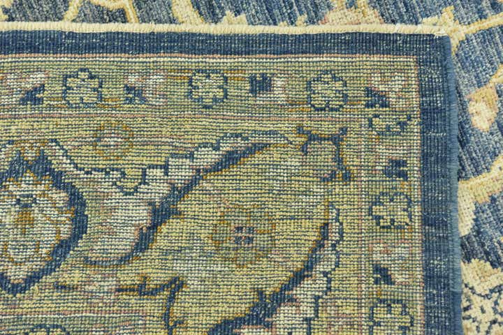 9' 5 x 12' 1 Hand Knotted Peshawar Ziegler Wool Rug