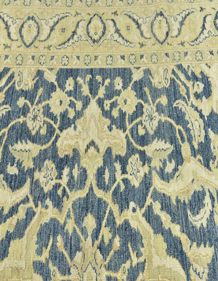 Detail image of 9' 5 x 12' 1  Hand Knotted Peshawar Ziegler Wool Rug