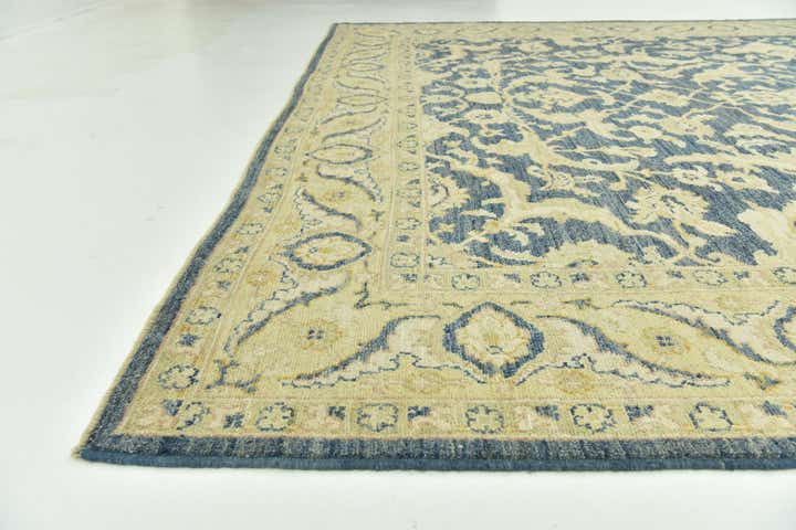 9' 5 x 12' 1 Hand Knotted Peshawar Ziegler Wool Rug