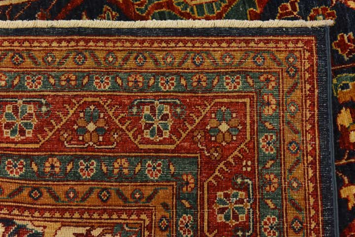 6' 9 x 10' Hand Knotted Peshawar Ziegler Rug