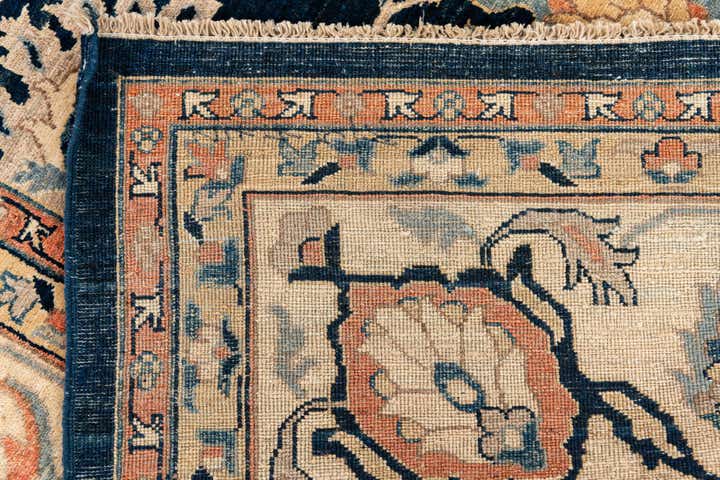 9' x 11' 9 Hand Knotted Peshawar Ziegler Rug