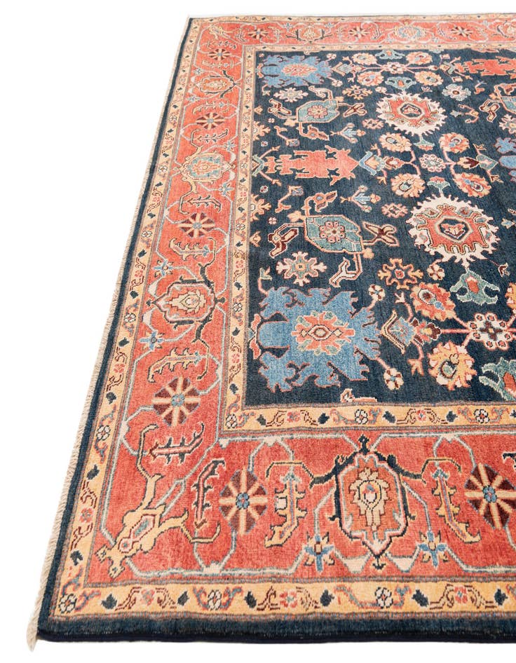 Detail image of 8' 2 x 11' 3  Hand Knotted Peshawar Ziegler Rug