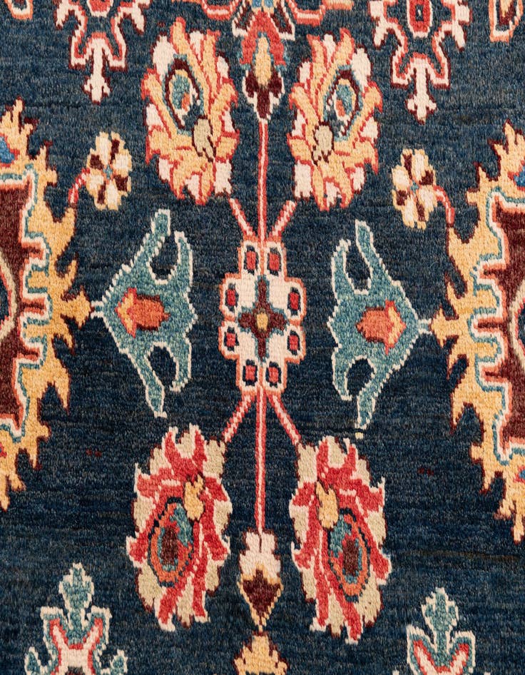 Detail image of 8' 2 x 11' 3  Hand Knotted Peshawar Ziegler Rug