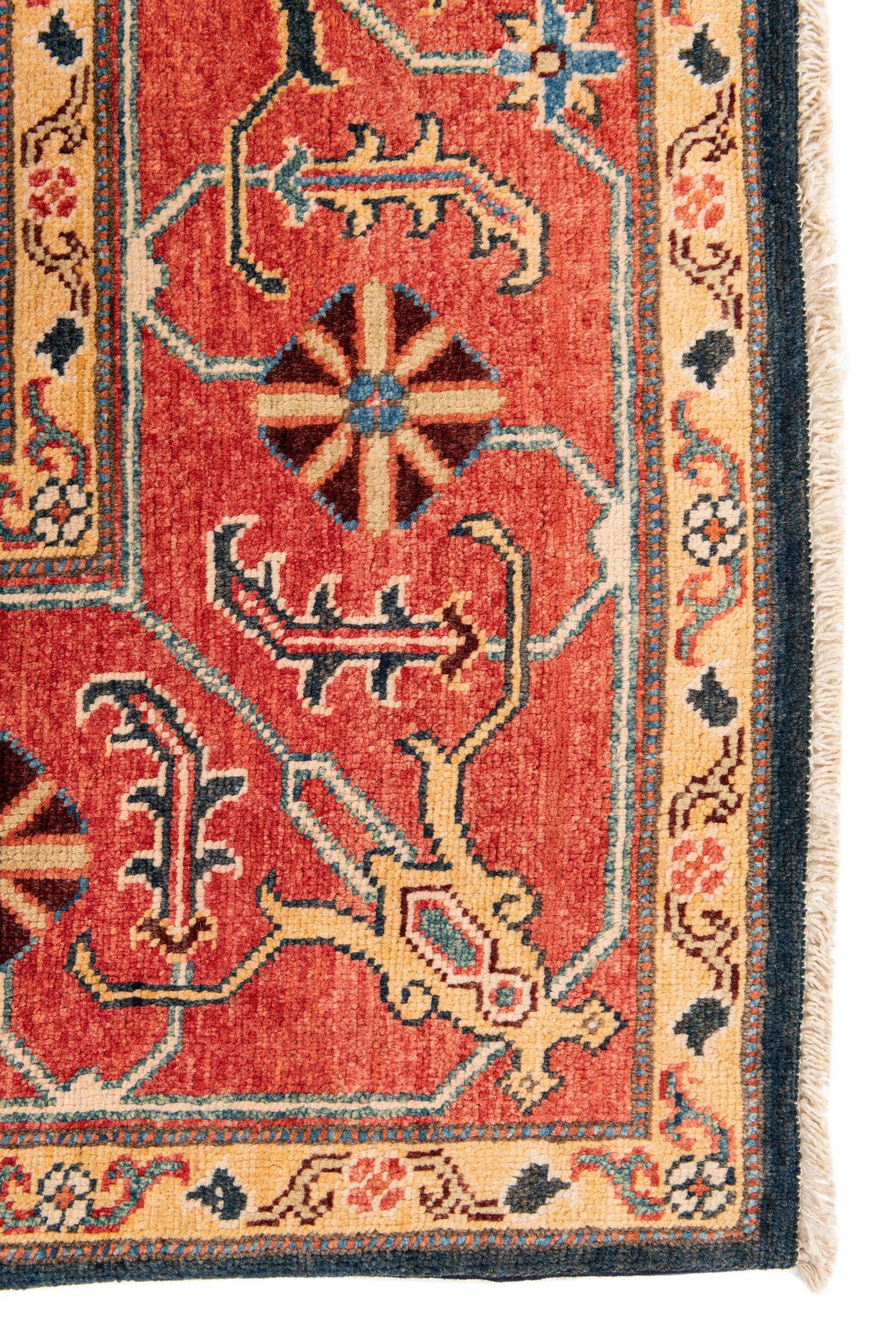 8' 2 x 11' 3 Hand Knotted Peshawar Ziegler Rug