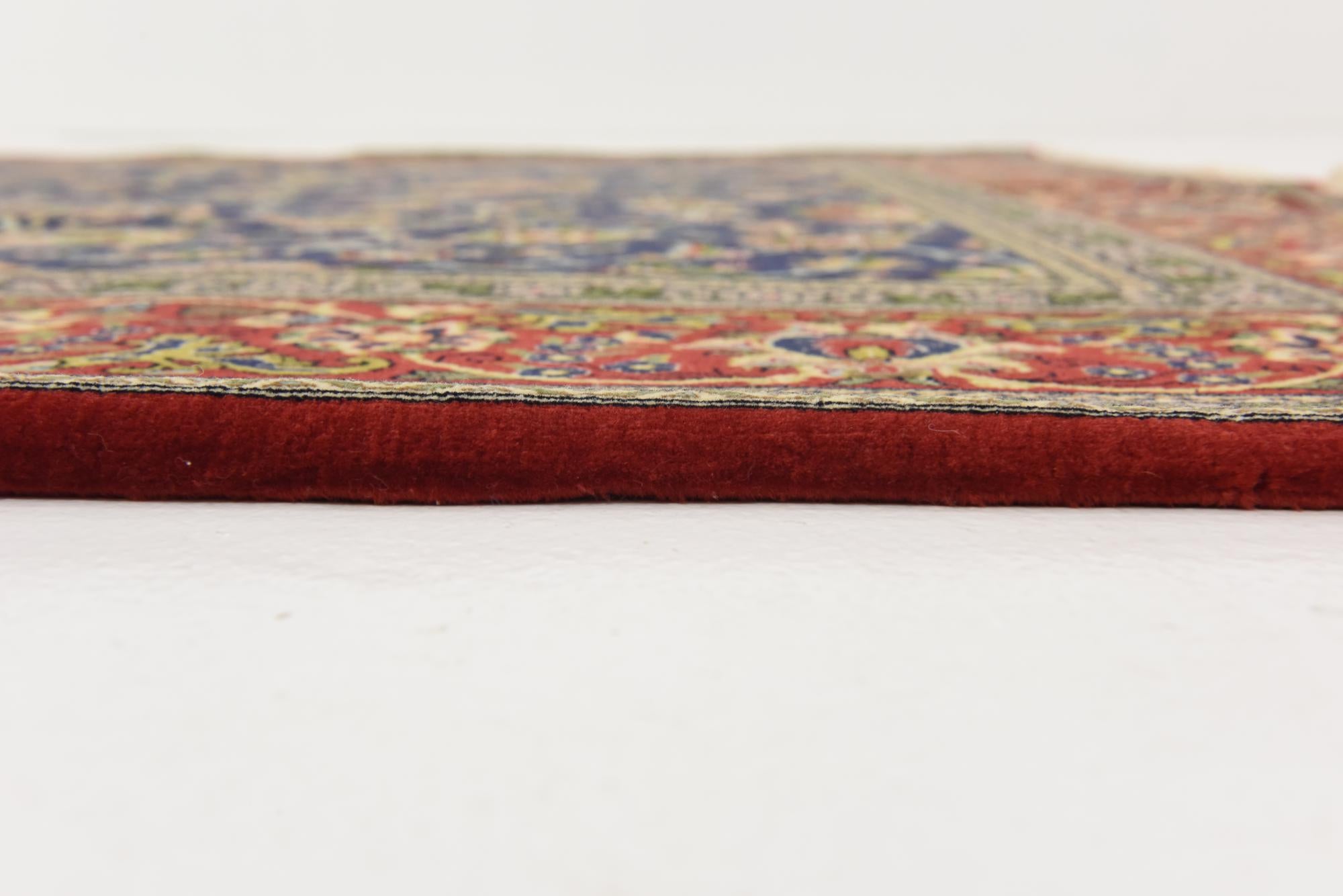 6' 11 x 10' Hand Knotted Qom Persian Rug