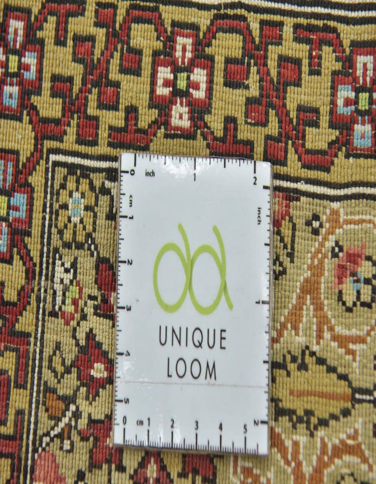 Detail image of 3' 5 x 5' Hand Knotted Qom Oriental Rug