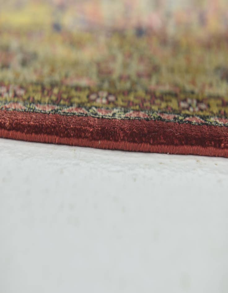 Detail image of 3' 5 x 5' Hand Knotted Qom Oriental Rug