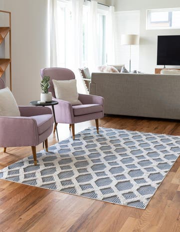 Navy Blue Sabrina Soto Casa Havana Rug