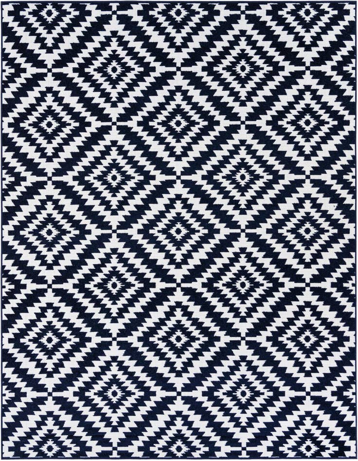 Detail image of 7' 10 x 10' Easy-Clean Sabrina Soto Indoor / Outdoor Rug