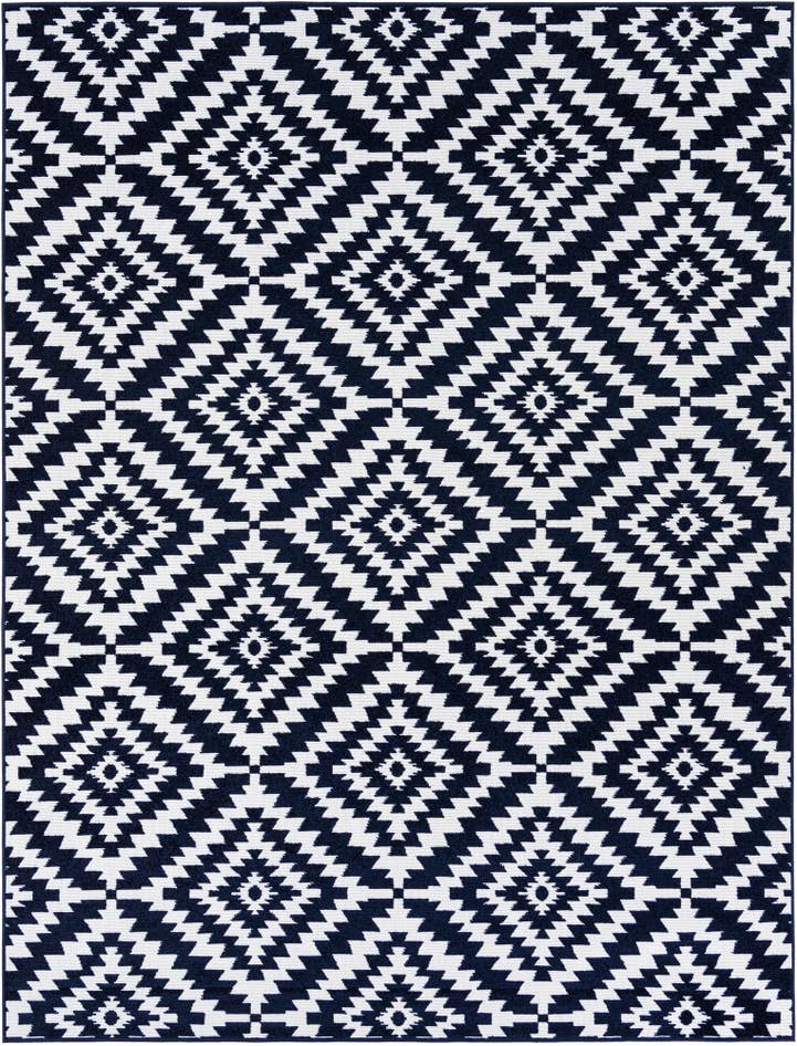 Detail image of 7' 10 x 10' Easy-Clean Sabrina Soto Indoor / Outdoor Rug
