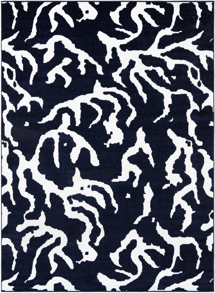 Detail image of 9' x 12' Easy-Clean Sabrina Soto Indoor / Outdoor Rug