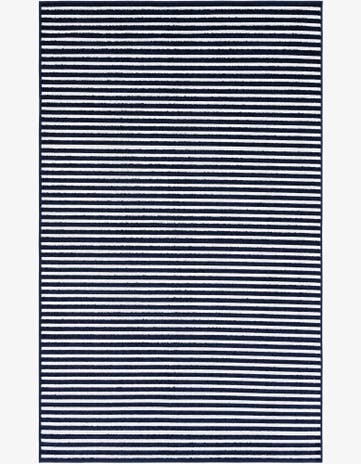Navy Blue Easy-Clean Sabrina Soto Indoor / Outdoor Rug