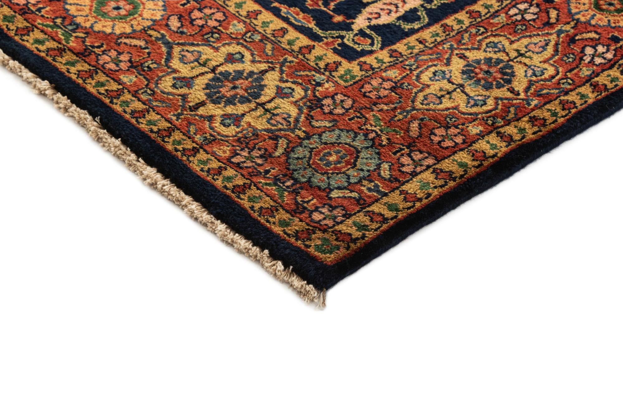 4' x 6' Hand Knotted Sarough Wool Rug