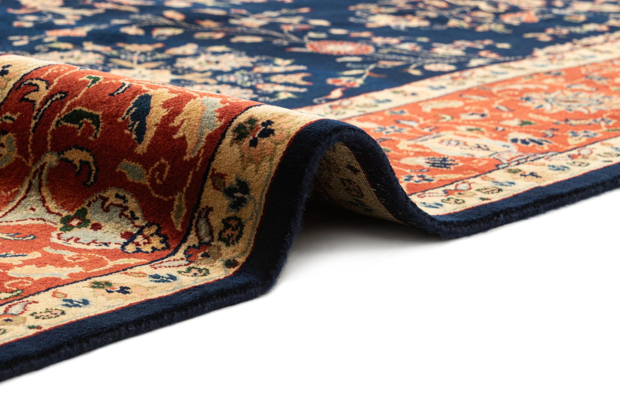 6' 6 x 9' 8 Hand Knotted Sarough Oriental Wool Rug