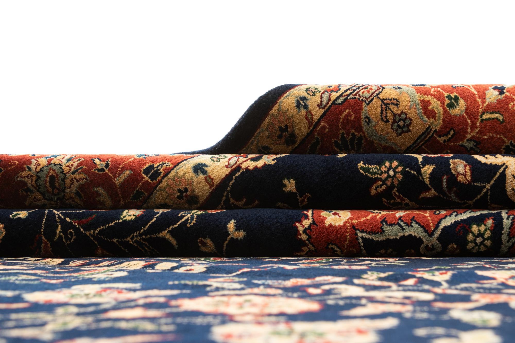 6' 6 x 9' 8 Hand Knotted Sarough Oriental Wool Rug