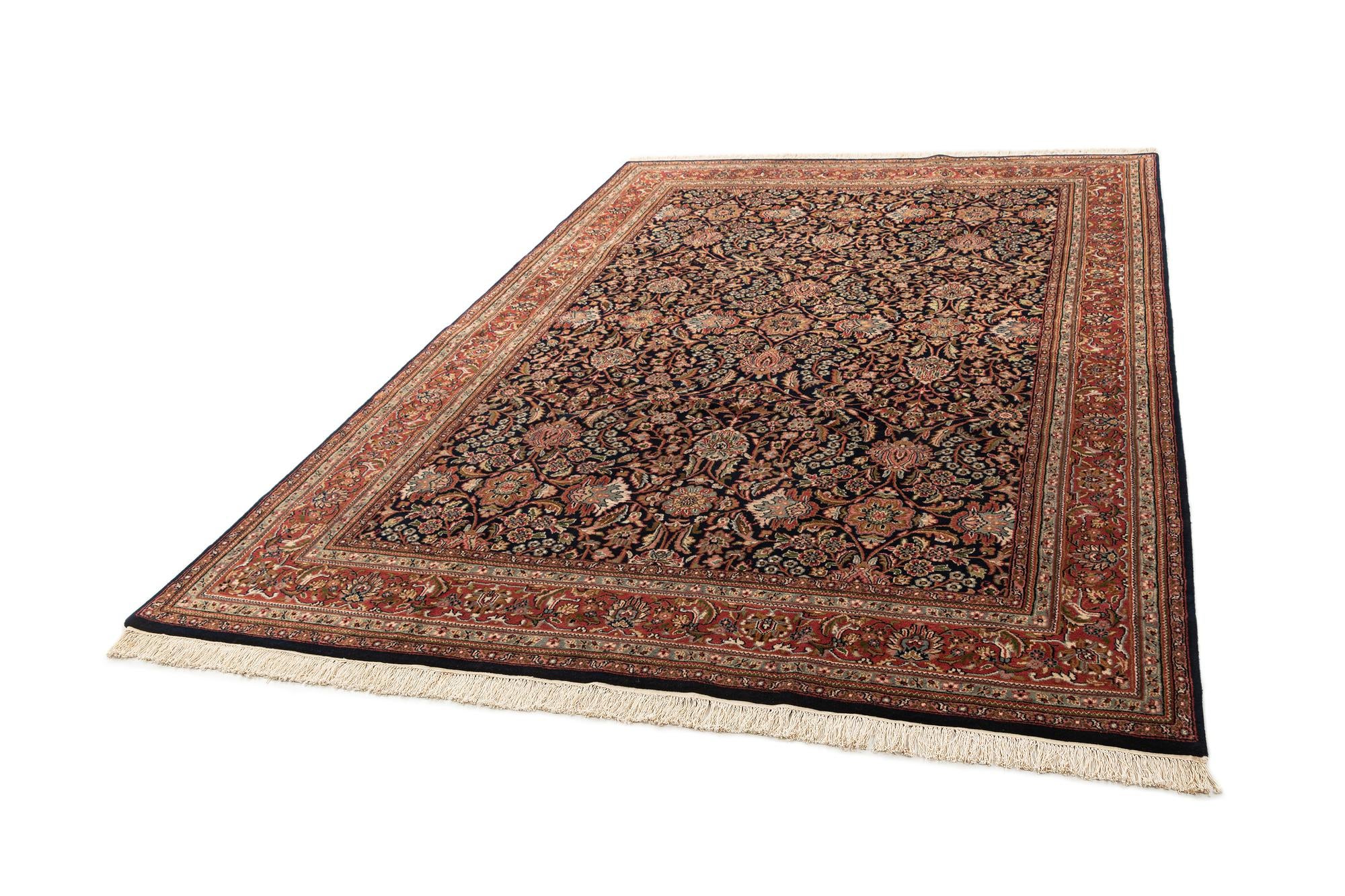220cm x 325cm anudado a mano Sarough Alfombra Oriental Lana