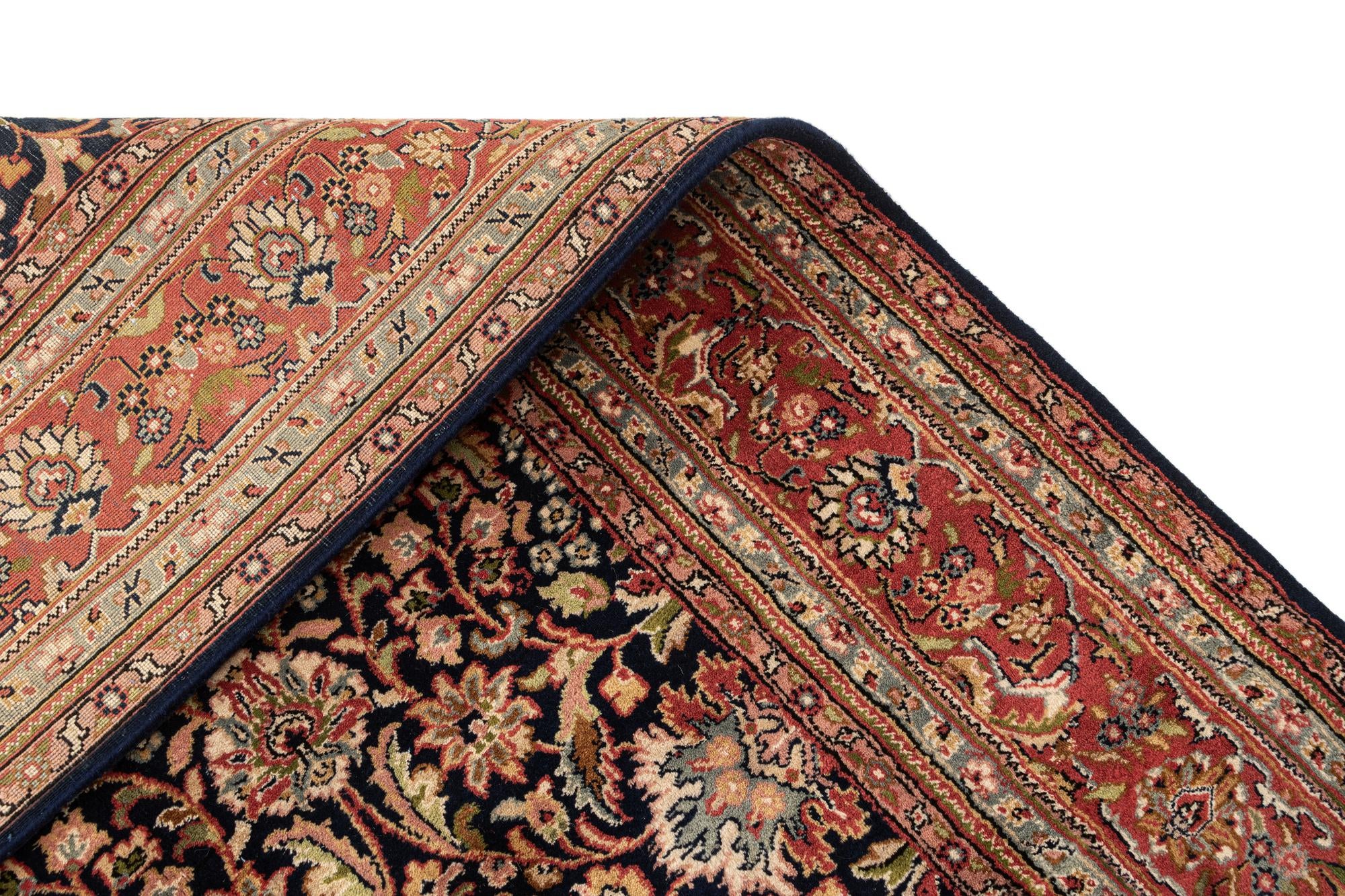 220cm x 325cm anudado a mano Sarough Alfombra Oriental Lana