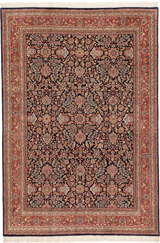 220cm x 325cm anudado a mano Sarough Alfombra Oriental Lana