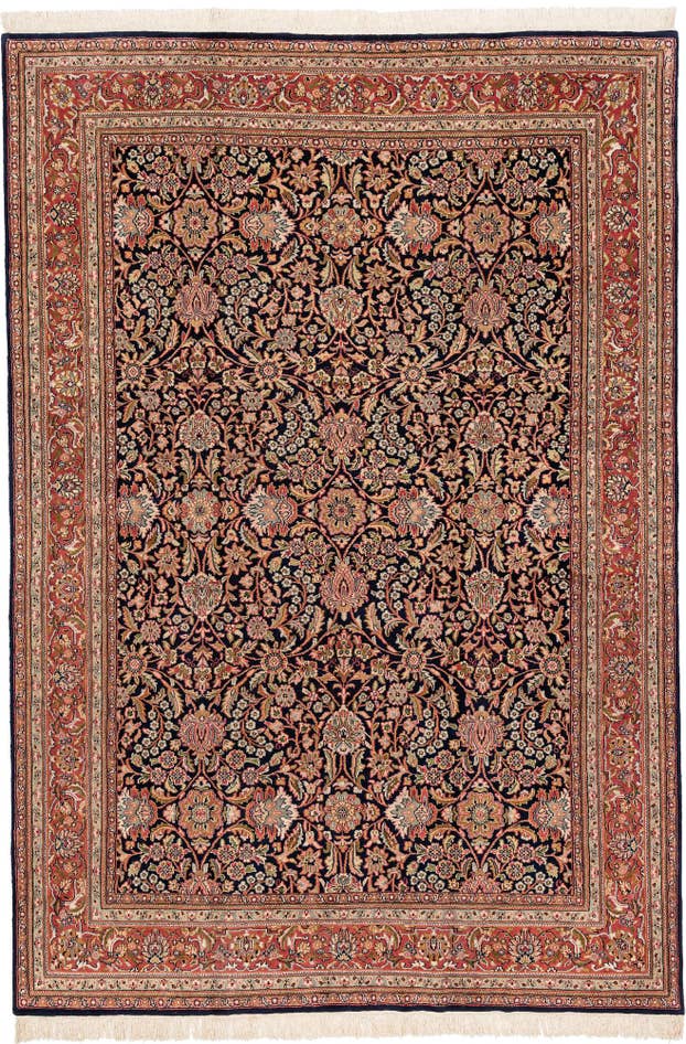 Detail image of 7' 3 x 10' 8 Hand Knotted Sarough Oriental Wool Rug