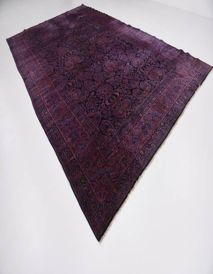 Detail image of 9' 10 x 16' Hand Knotted Sarough Persian Wool Rug