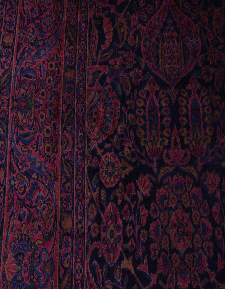 Detail image of 9' 10 x 16' Hand Knotted Sarough Persian Wool Rug