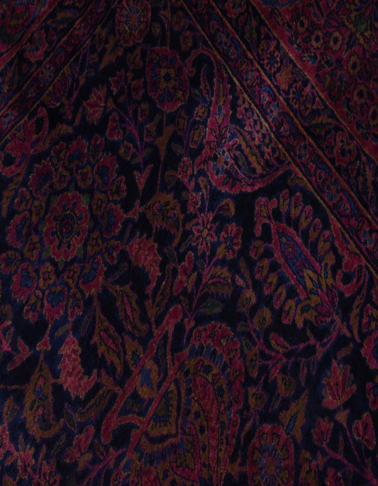 Detail image of 9' 10 x 16' Hand Knotted Sarough Persian Wool Rug